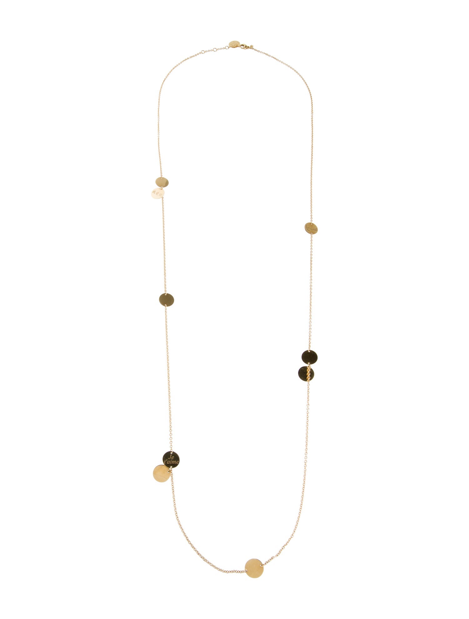 Necklace 18K Love Plus Station