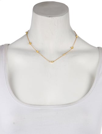 Necklace 18K Ruby & Diamond Station Necklace