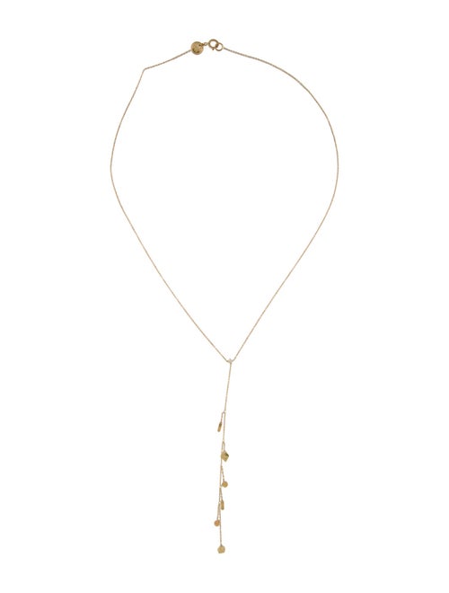 Necklace Sweet Pea 18K Diamond Kaleidoscope Lavailer Necklace