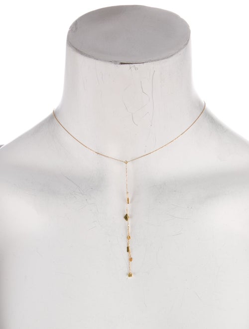 Necklace Sweet Pea 18K Diamond Kaleidoscope Lavailer Necklace