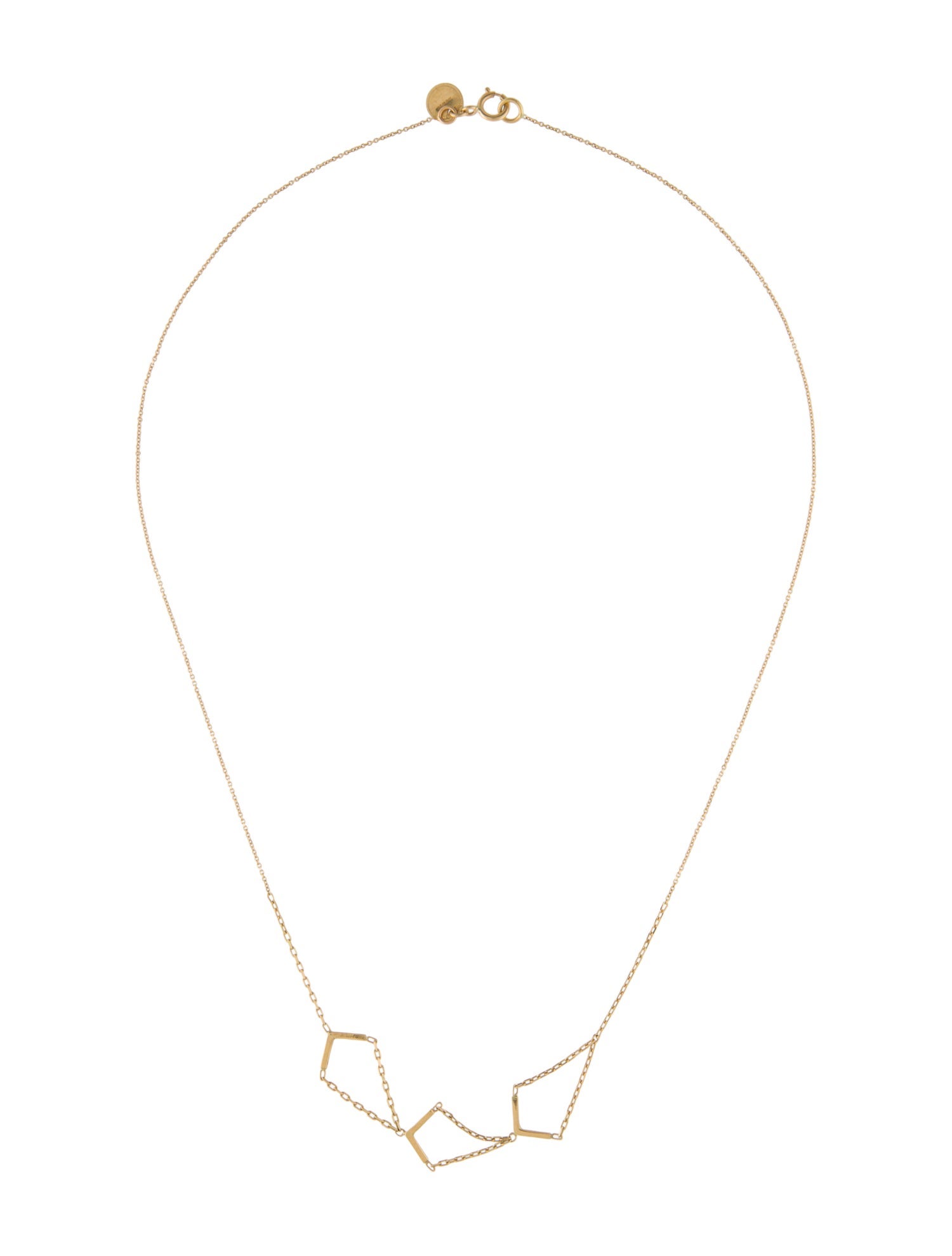 Necklace Sweet Pea 18K Gatsby Glamour Triple Collar Necklace