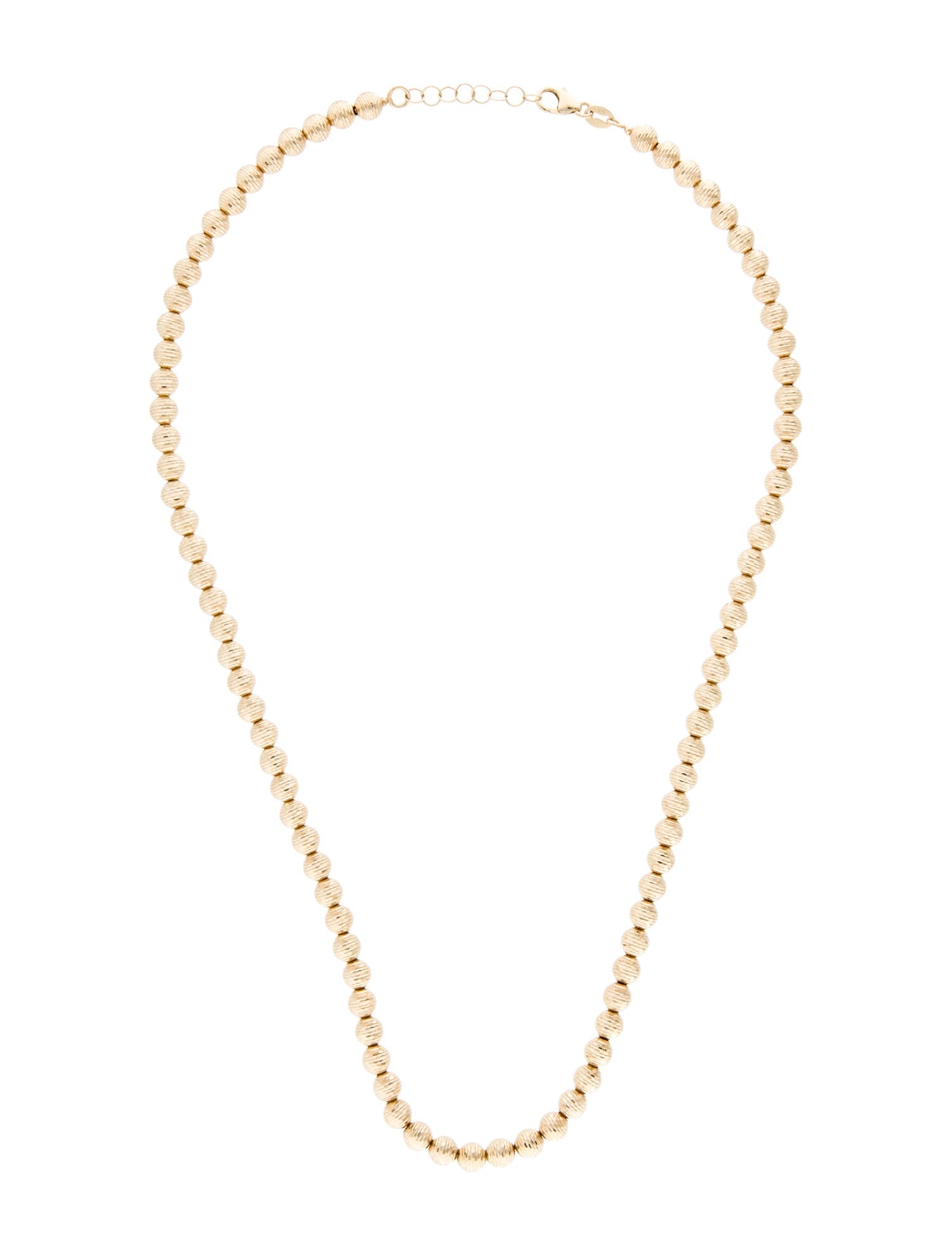 Necklace 14K Graduated Ball Chain Necklace