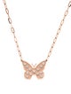 Necklace 14K Diamond Butterfly Pendant Necklace