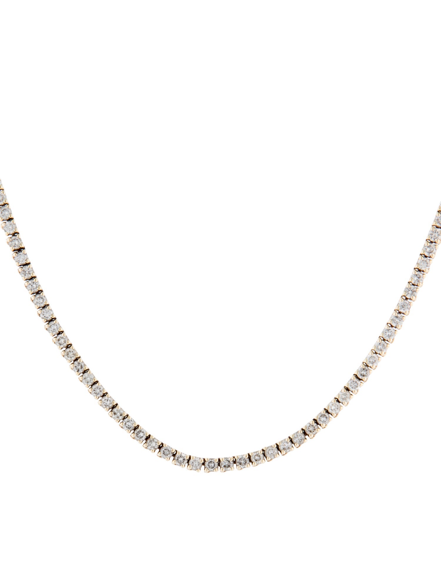 Necklace 14K 8.84ctw Diamond Tennis Necklace