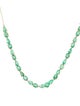 Necklace 14K Emerald Mixed Cut Chain