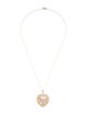 Necklace 14K 'I Love You' Heart Pendant Necklace