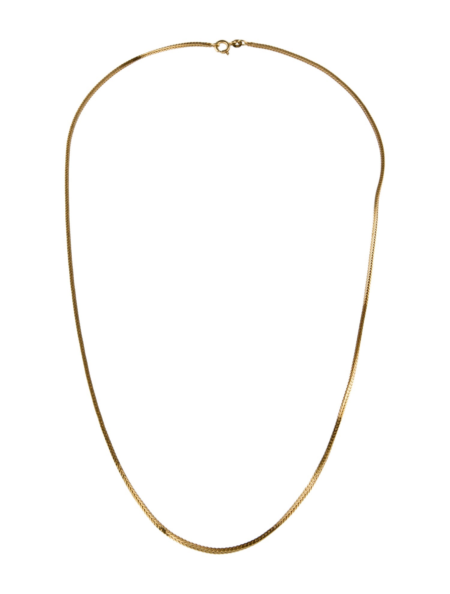 Necklace 18K Thin Chain Necklace
