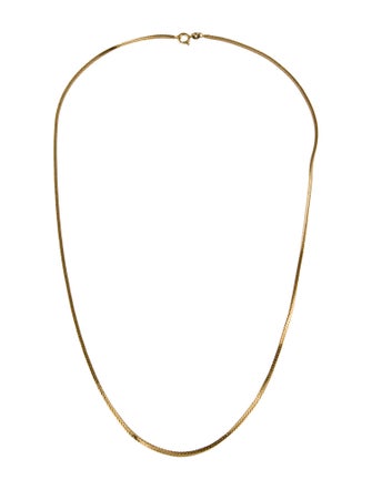 Necklace 18K Thin Chain Necklace