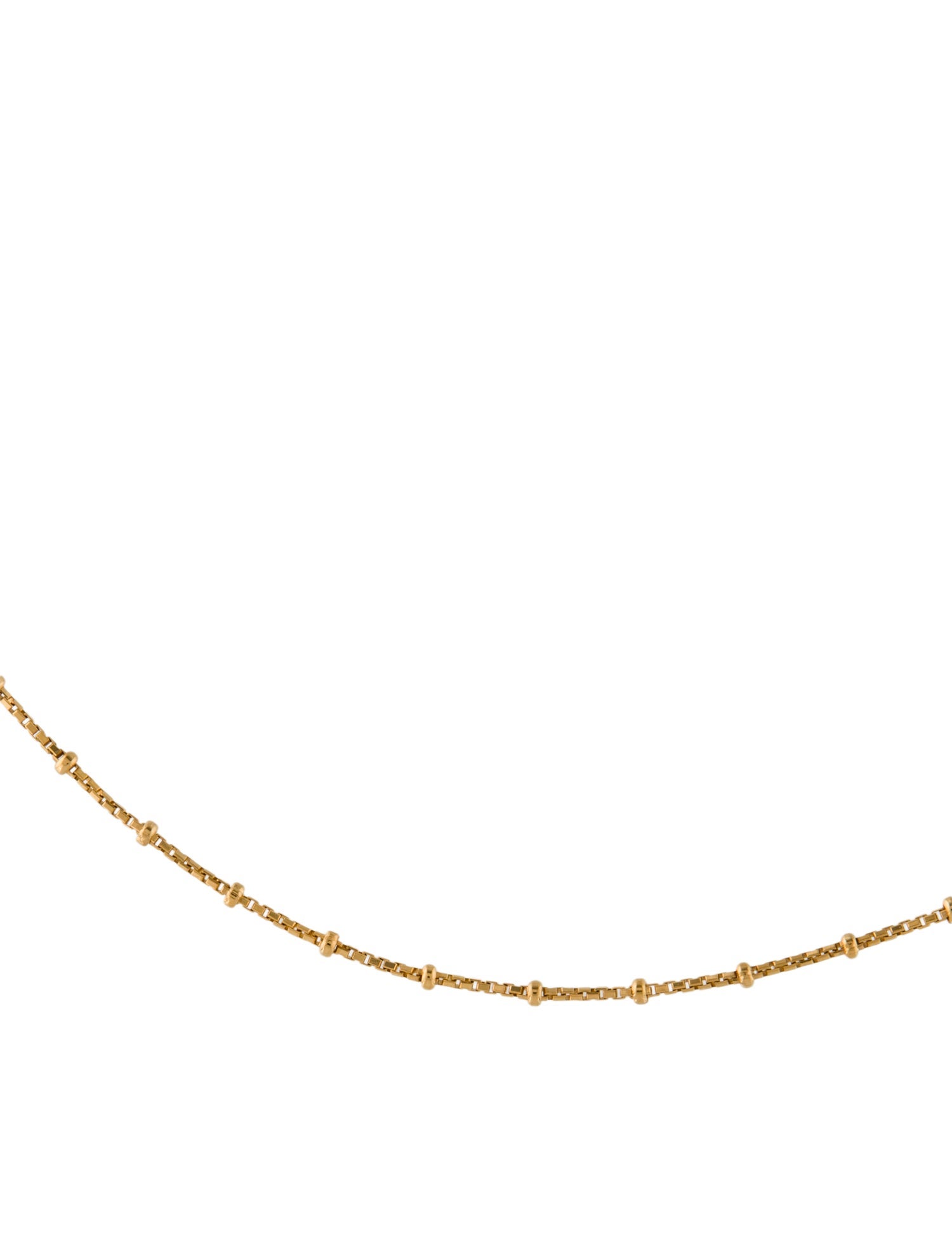 Necklace 14K Ball Link Necklace