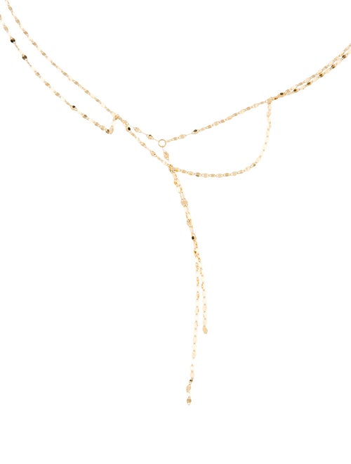 Necklace 14K Double Strand Lavalier Necklace