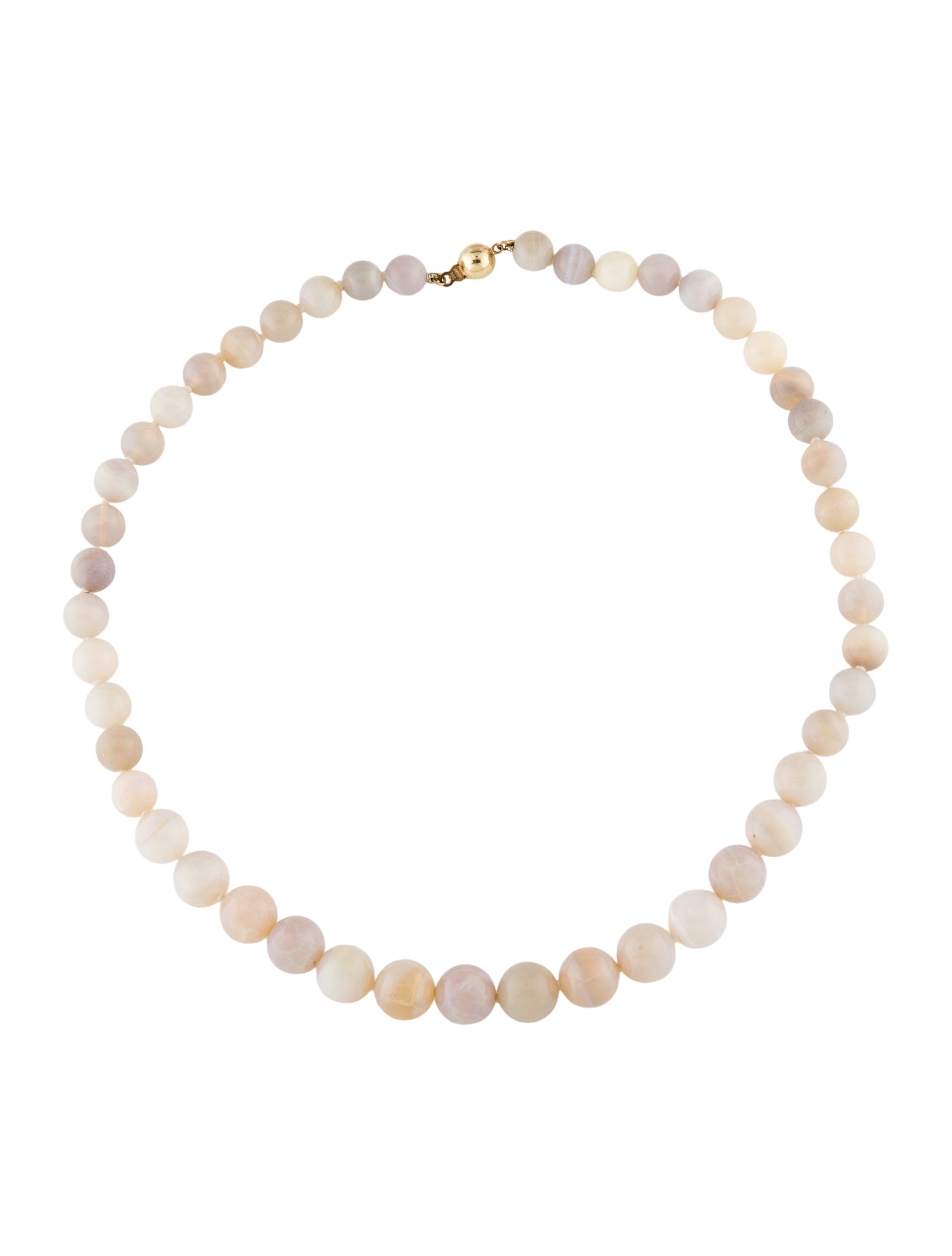 Necklace 14K Opal Beaded