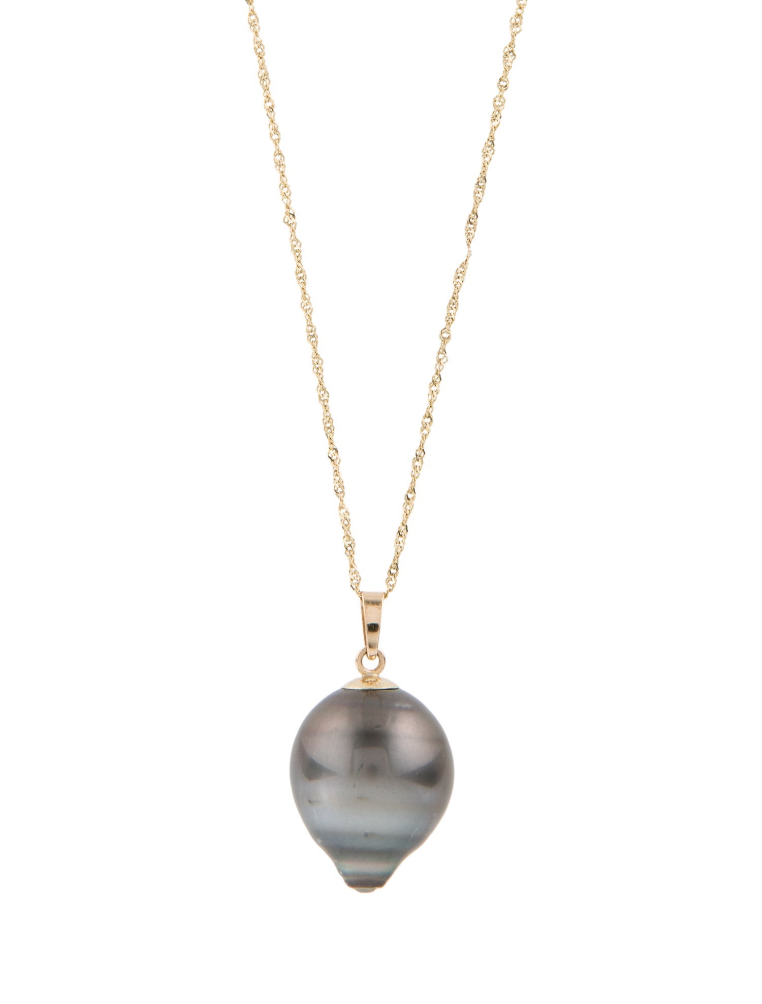 Necklace 14K Pearl Pendant