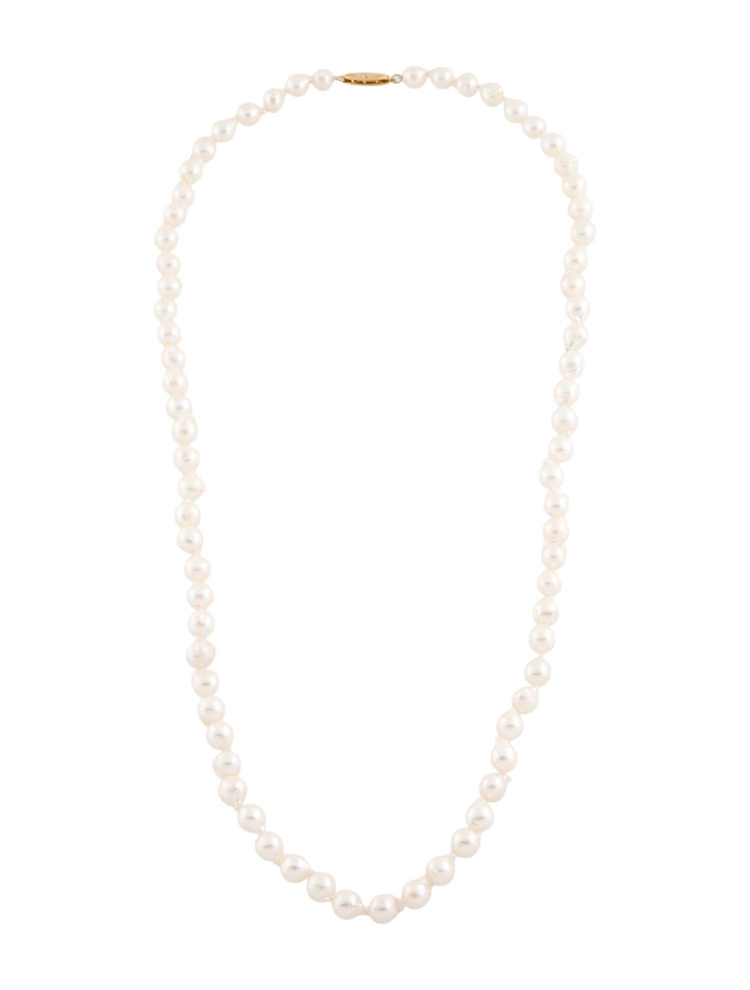 Necklace 14K Pendant Bead Strand