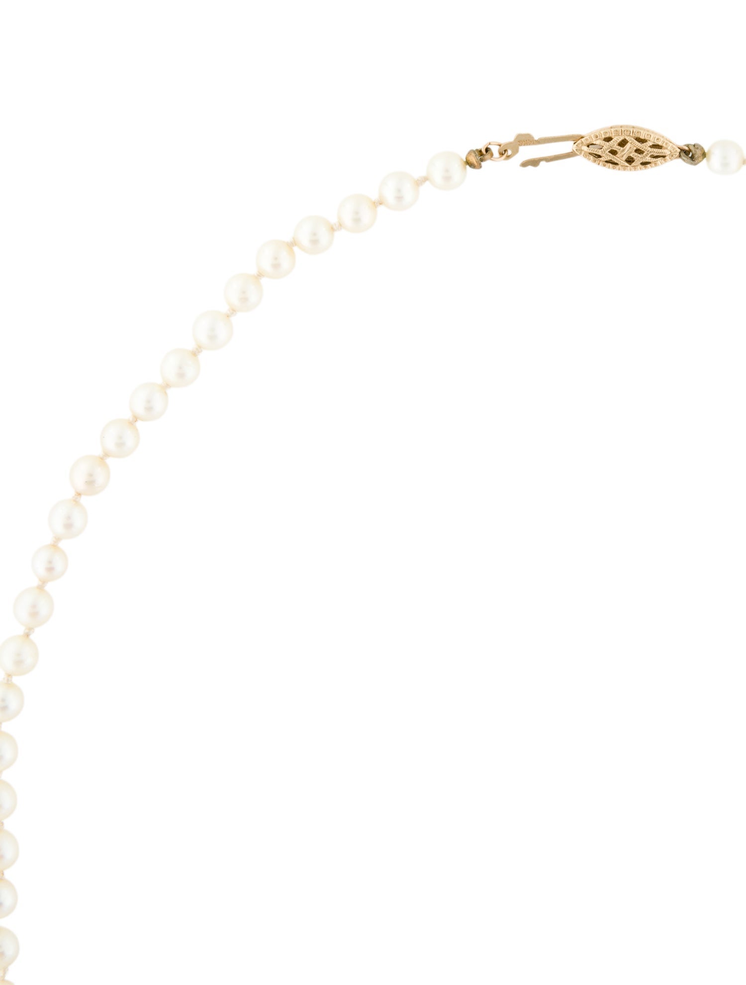 Necklace 14K Pearl Strand