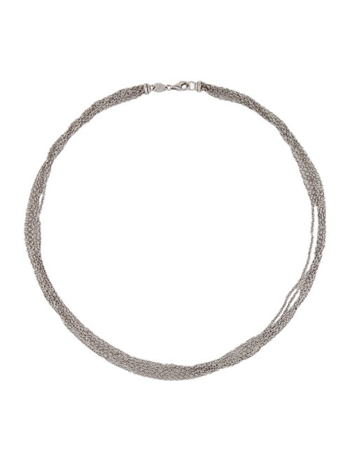 Necklace 9K Multistrand Chain Necklace