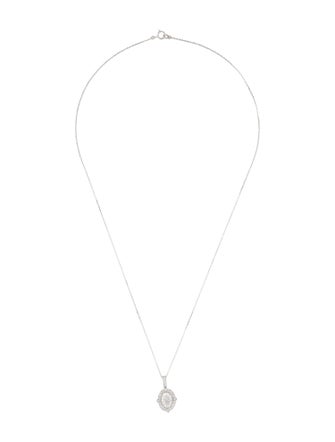 Necklace 14K 1.28ctw Lab-Grown Diamond Pendant Necklace