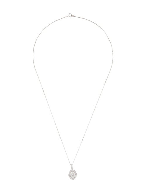 Necklace 14K 1.28ctw Lab-Grown Diamond Pendant Necklace