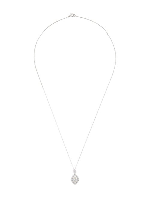 Necklace 14K 1.41ctw Lab-Grown Diamond Pendant Necklace