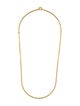 Necklace 23K Textured Link Chain Necklace