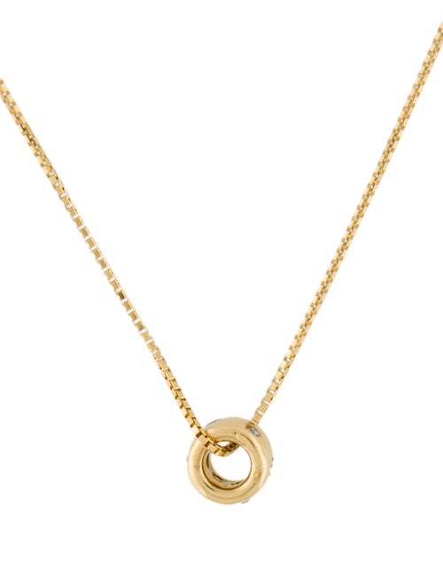 Necklace 18K Diamond Pendant Necklace