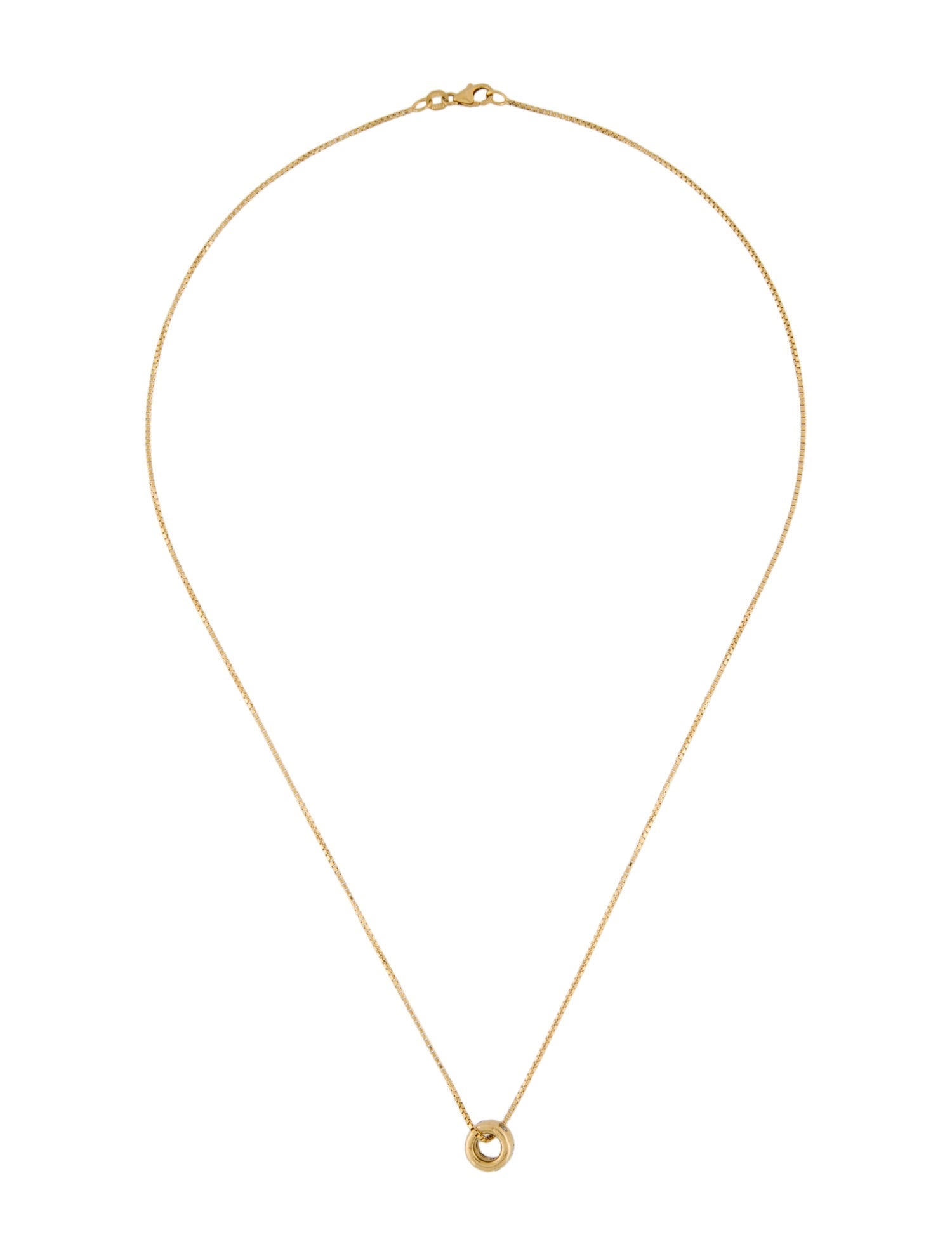 Necklace 18K Diamond Pendant Necklace