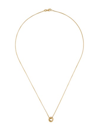 Necklace 18K Diamond Pendant Necklace