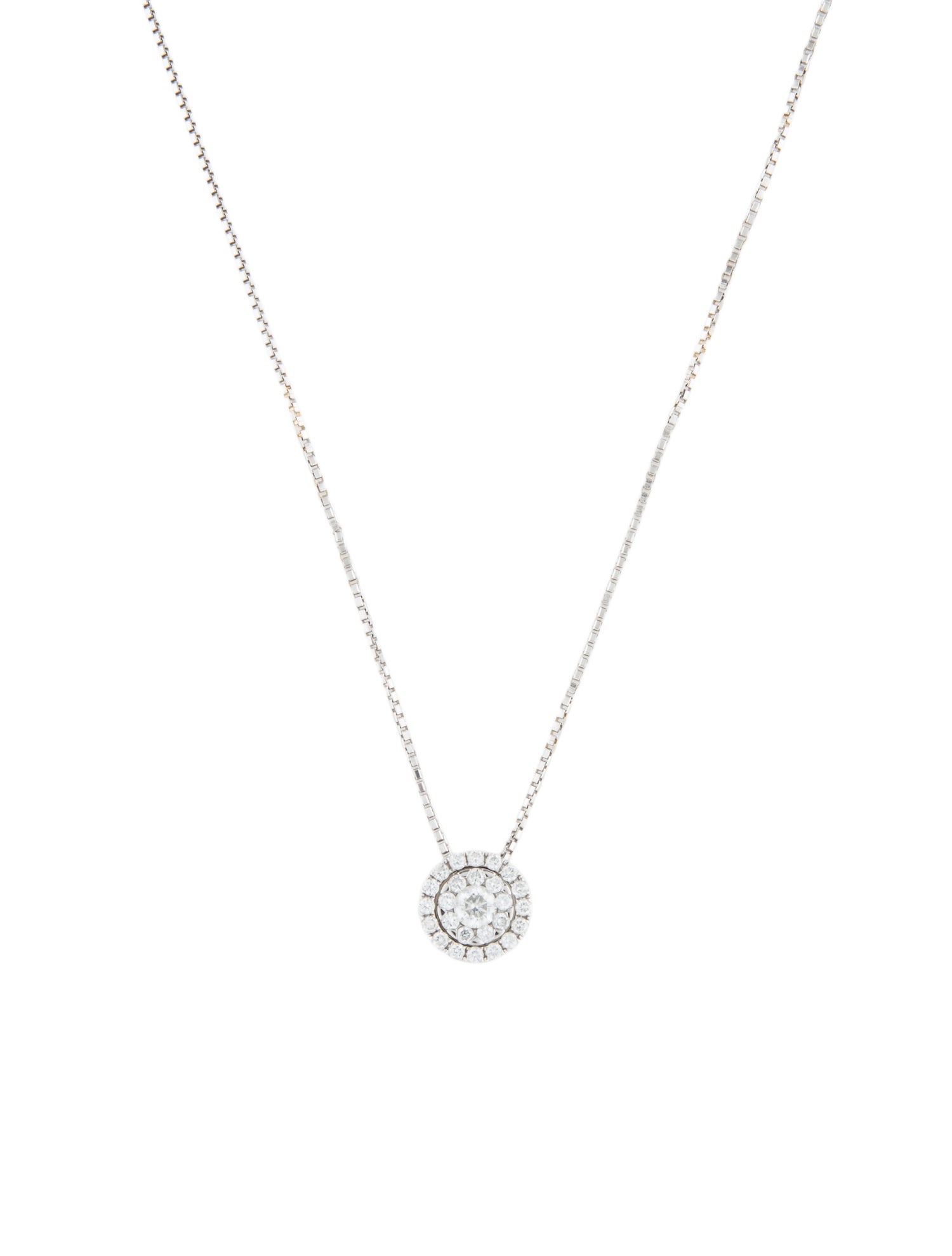 Necklace 18K Diamond Pendant Necklace