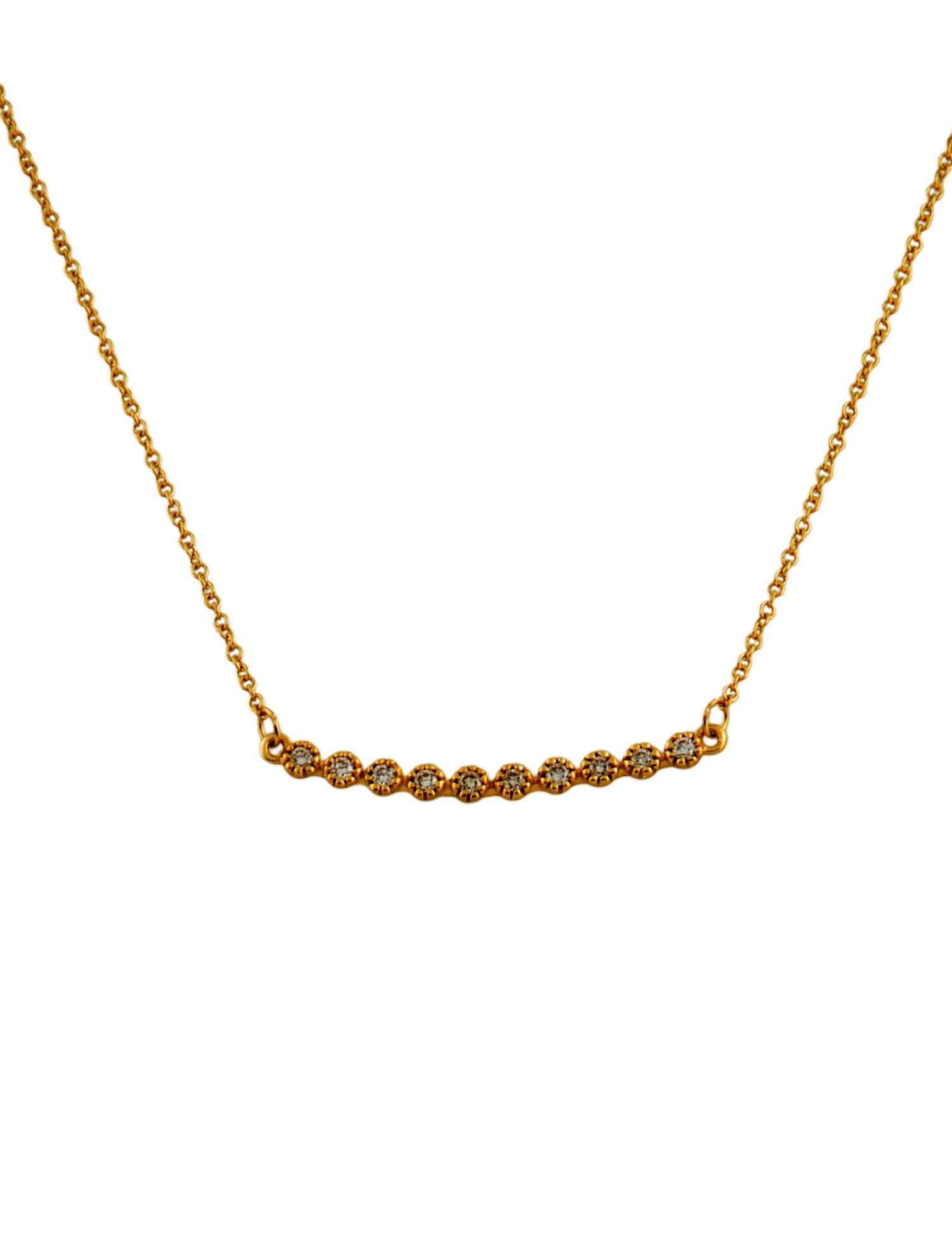 Necklace 14K Diamond Station