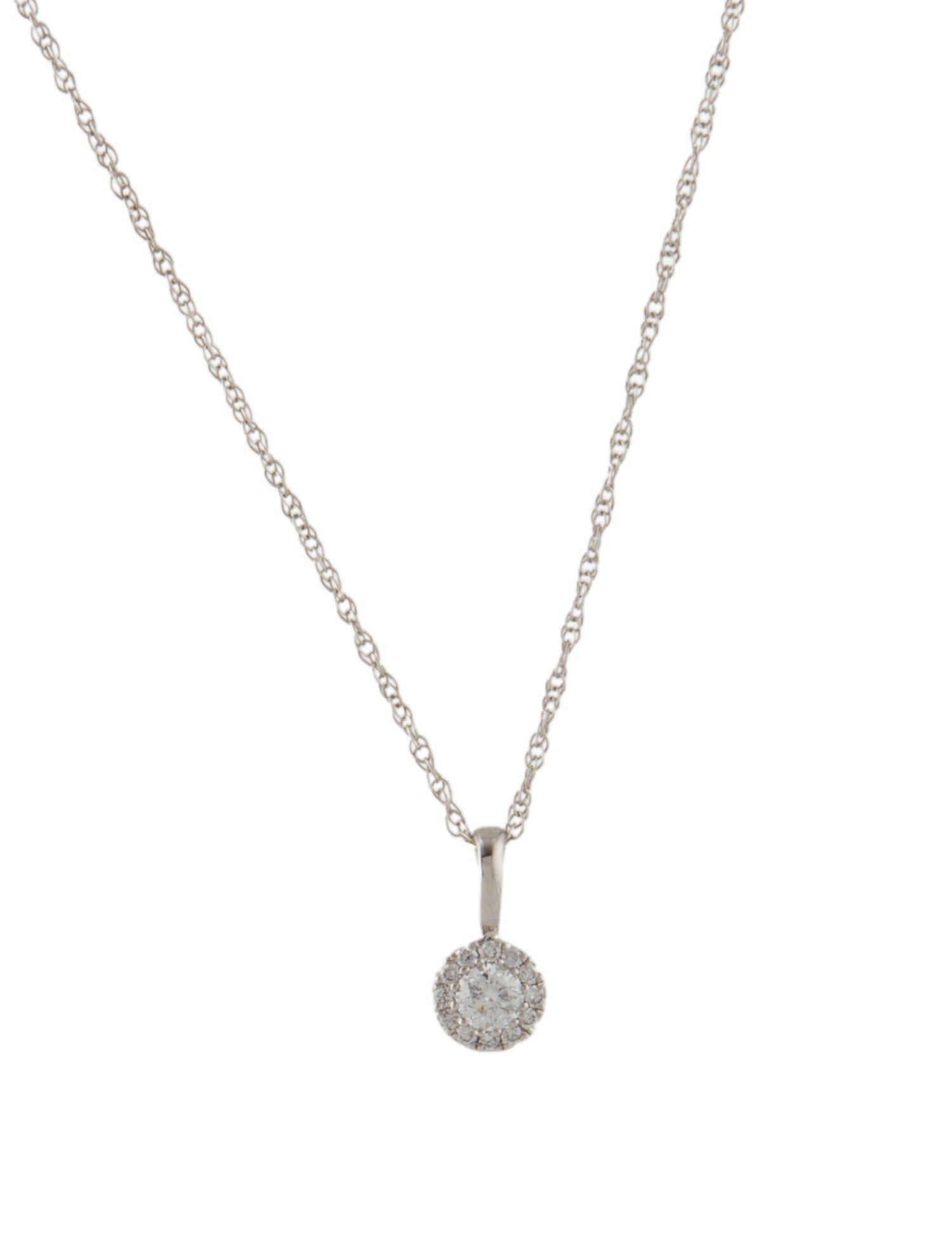 Necklace 14K Diamond Pendant Necklace