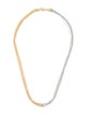Necklace 14K Two-Tone Bead Chain