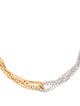 Necklace 14K Two-Tone Bead Chain