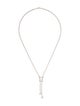 Necklace 18K 1.27ctw Diamond Lavalier Necklace