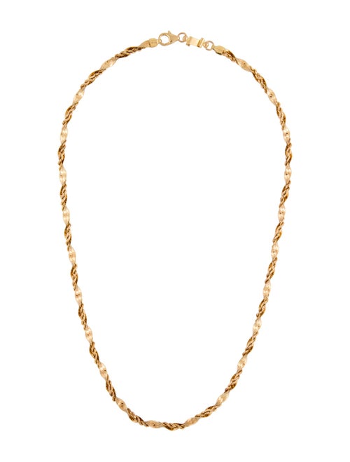 Necklace 14K Can Can Chain Necklace
