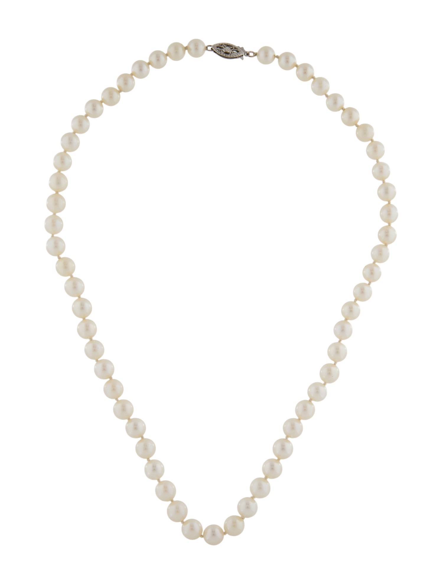 Necklace 14K Pearl Bead Strand