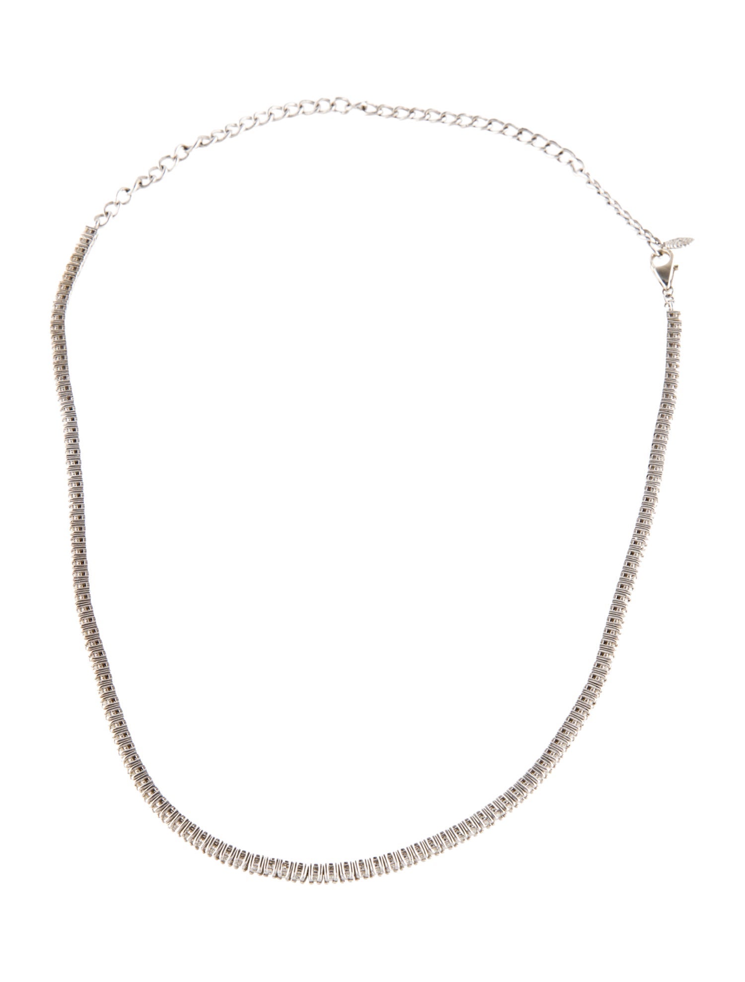 Necklace 14K 5.67ctw Diamond Choker Collar Necklace