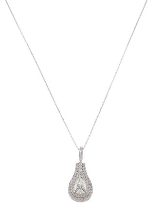Necklace 14K 1.77ctw Lab-Grown Diamond Pendant Necklace