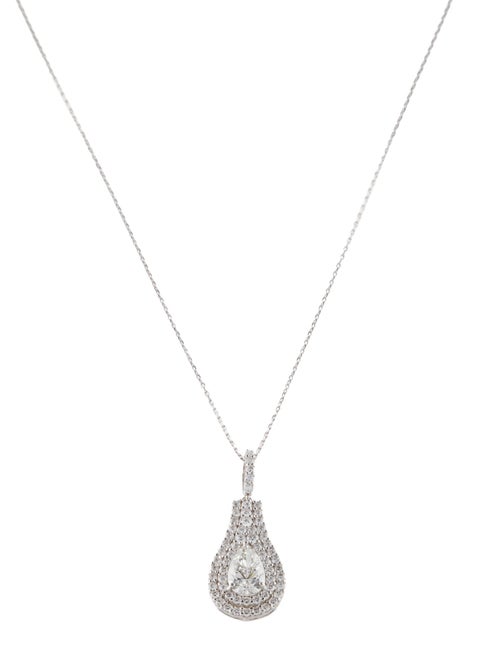 Necklace 14K 1.77ctw Lab-Grown Diamond Pendant Necklace