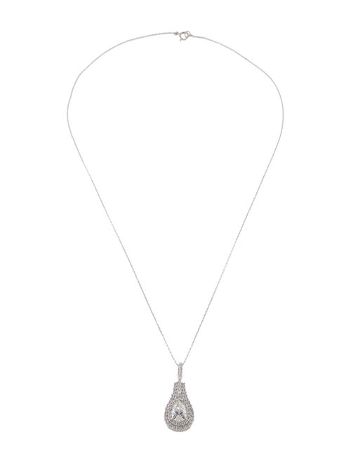 Necklace 14K 1.77ctw Lab-Grown Diamond Pendant Necklace