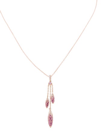 Necklace Martin Flyer 14K Sapphire & Diamond Splash Pendant Necklace