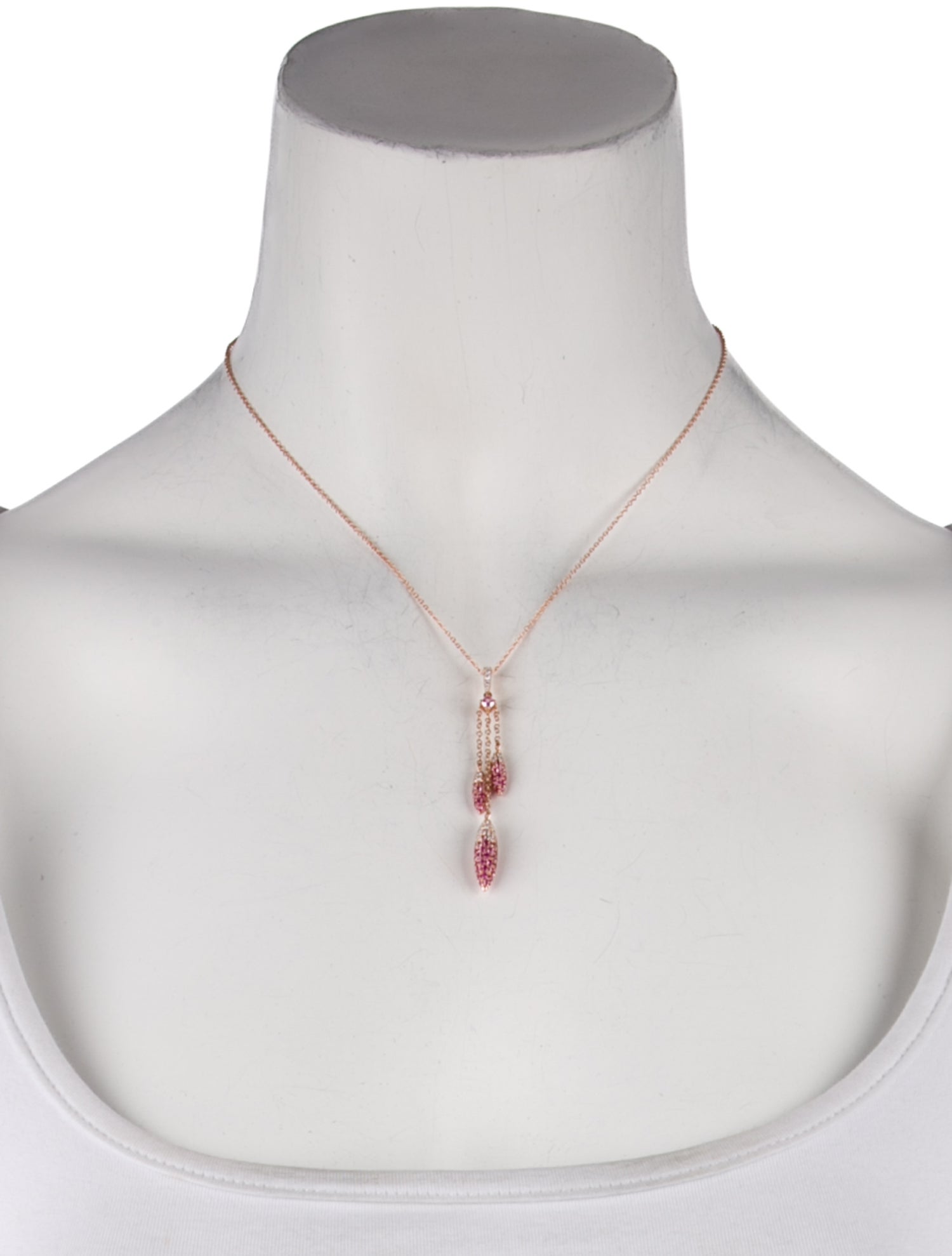 Necklace Martin Flyer 14K Sapphire & Diamond Splash Pendant Necklace