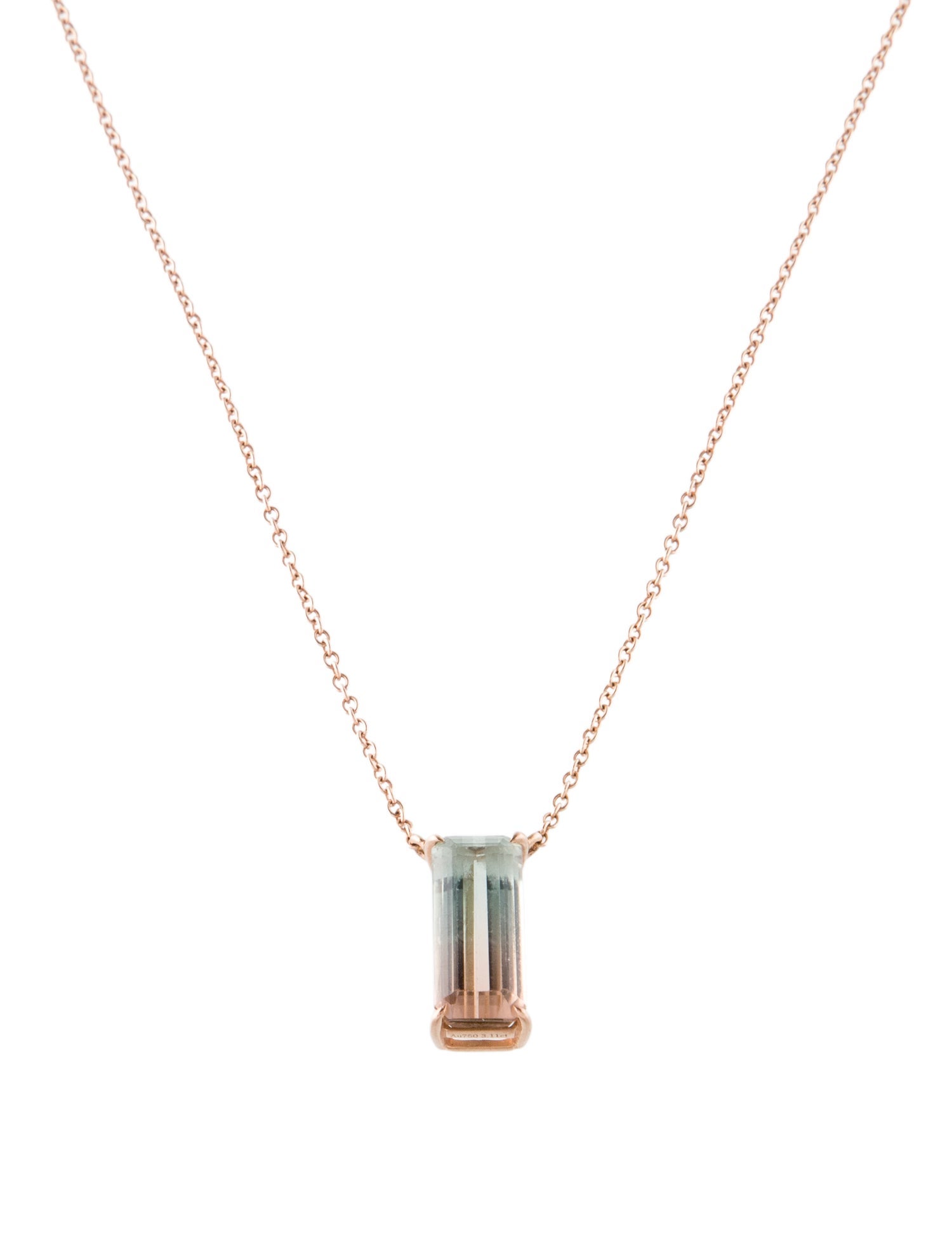 Celine Céline Alphabet M Pendant Necklace - Brass Pendant
