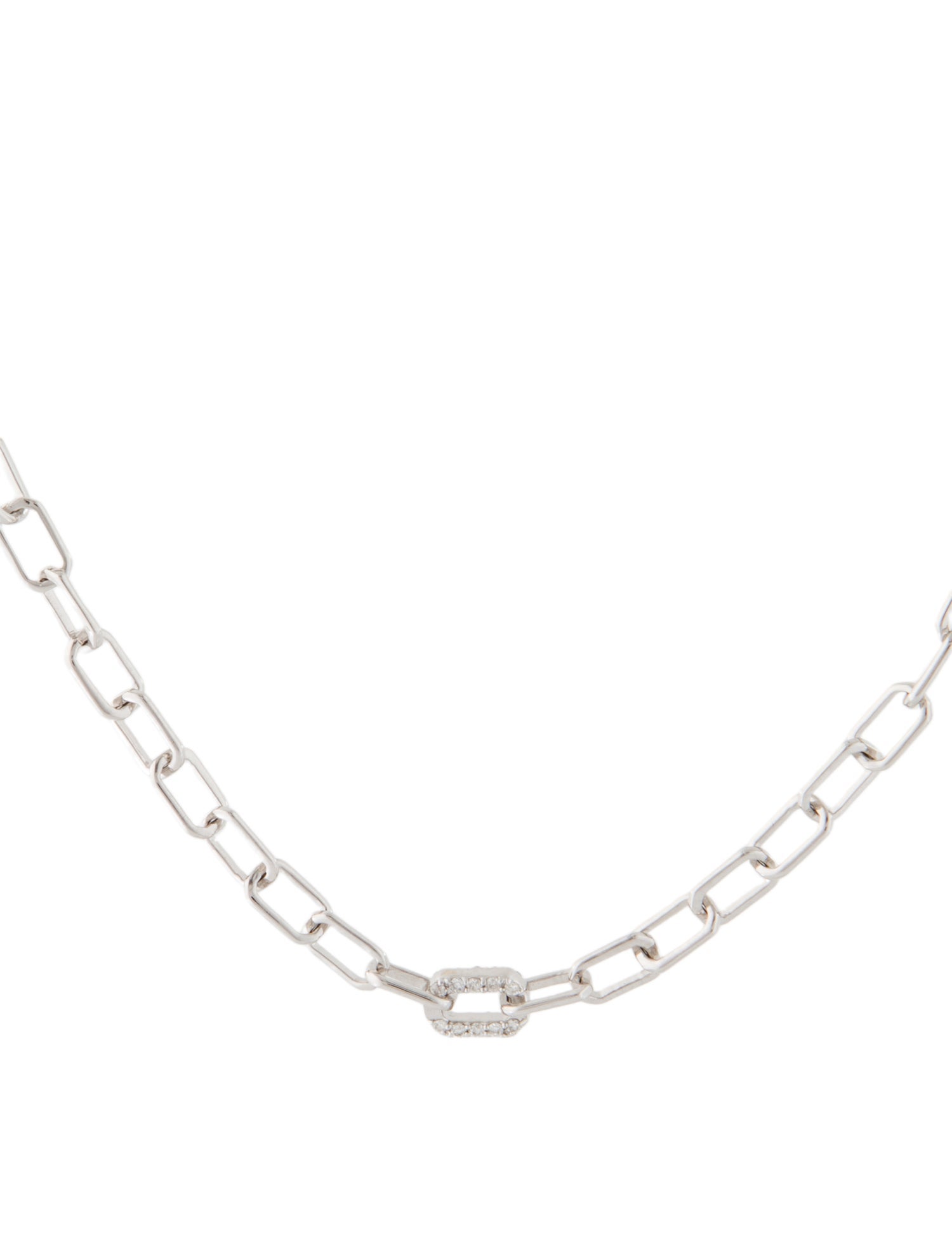 Necklace 14K Diamond Link Chain