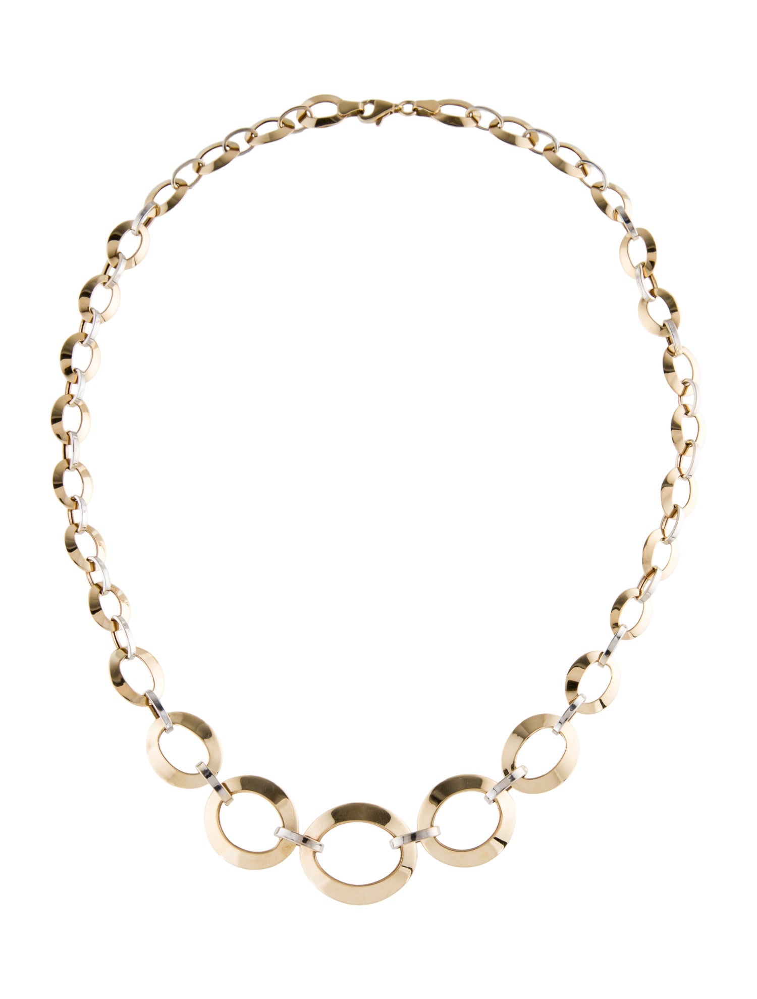 Necklace 14K Two-Tone Chain Necklace