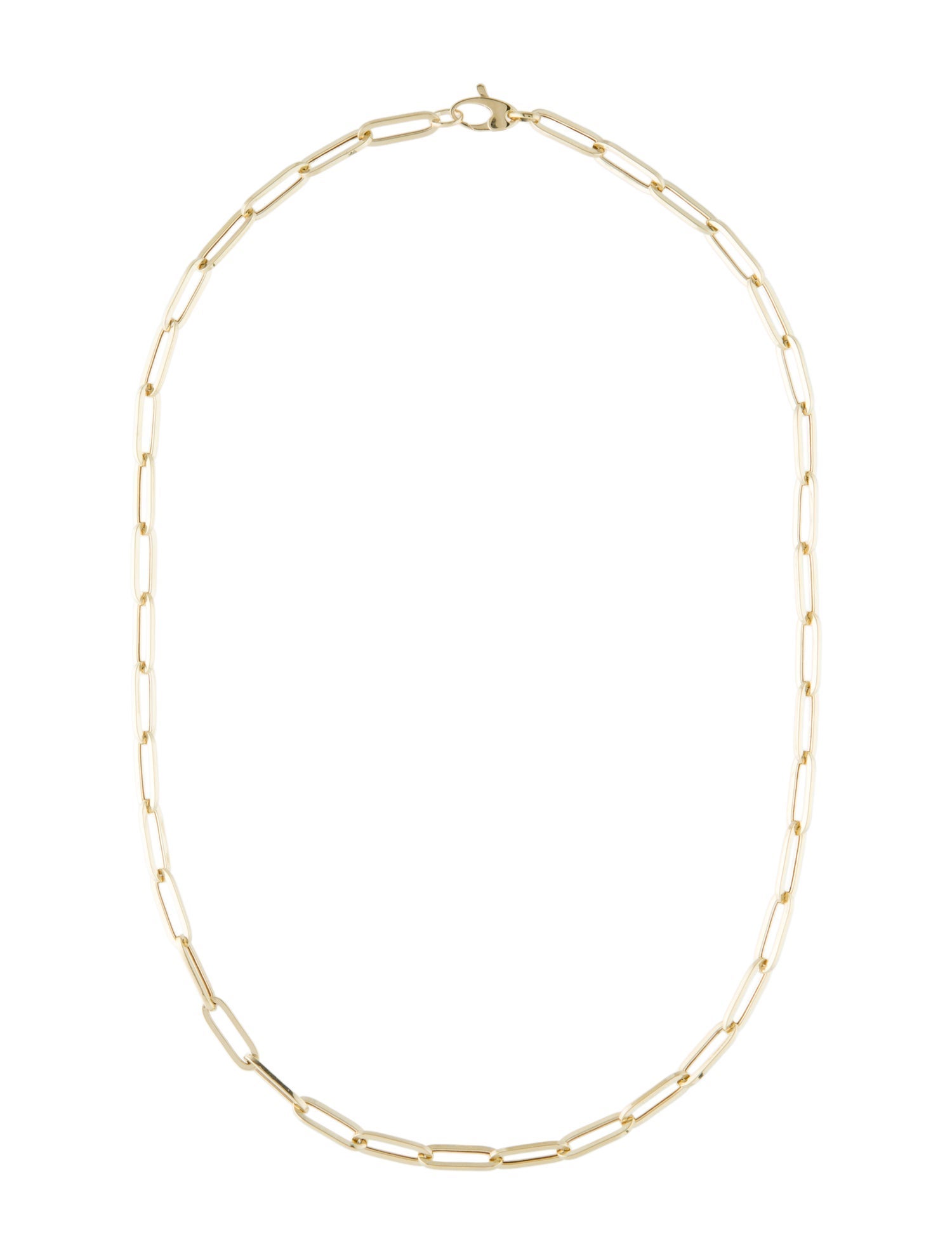 Necklace 14K Paperclip Link Chain