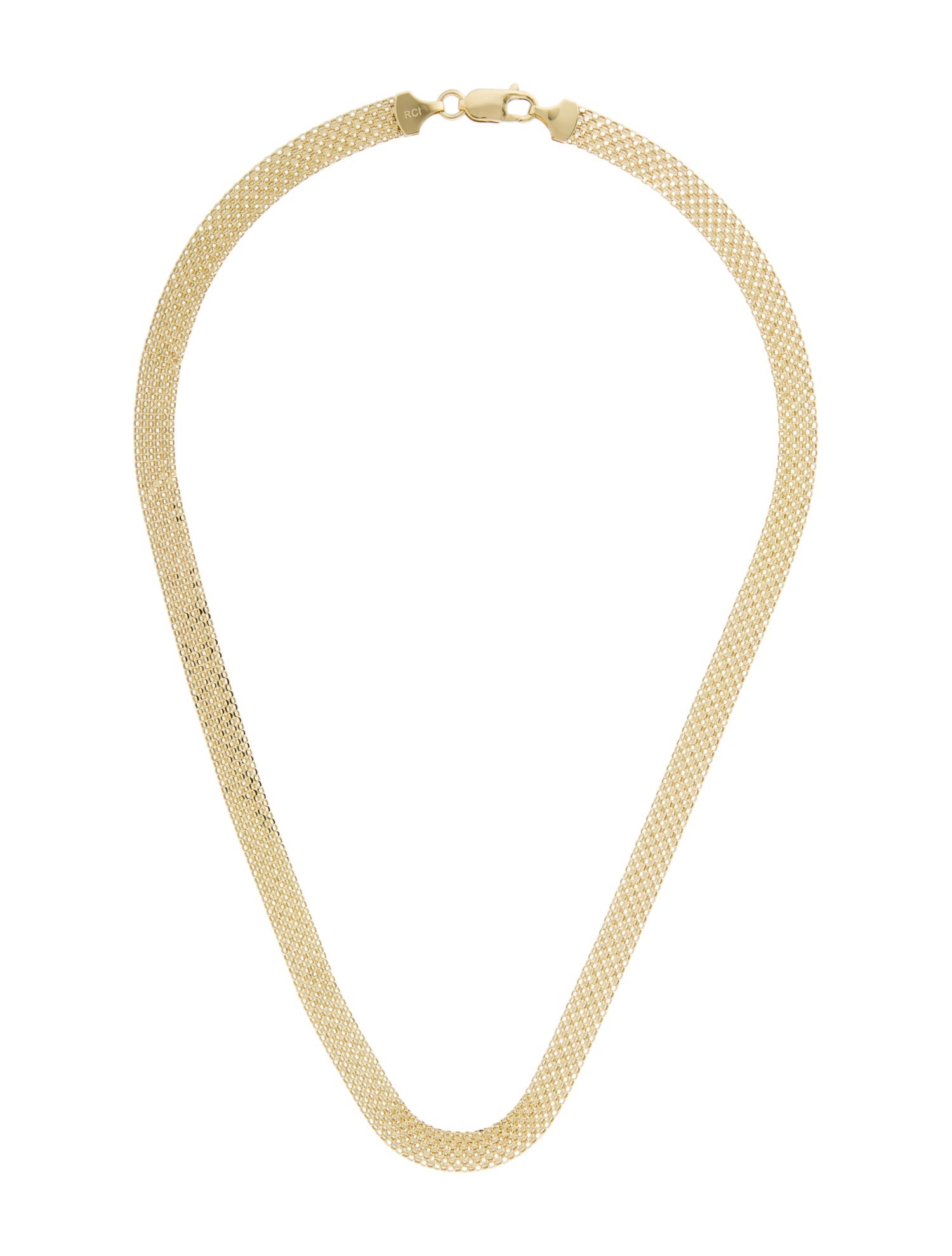 Necklace 14K Mesh Chain Necklace