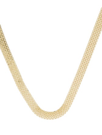 Necklace 14K Mesh Chain Necklace
