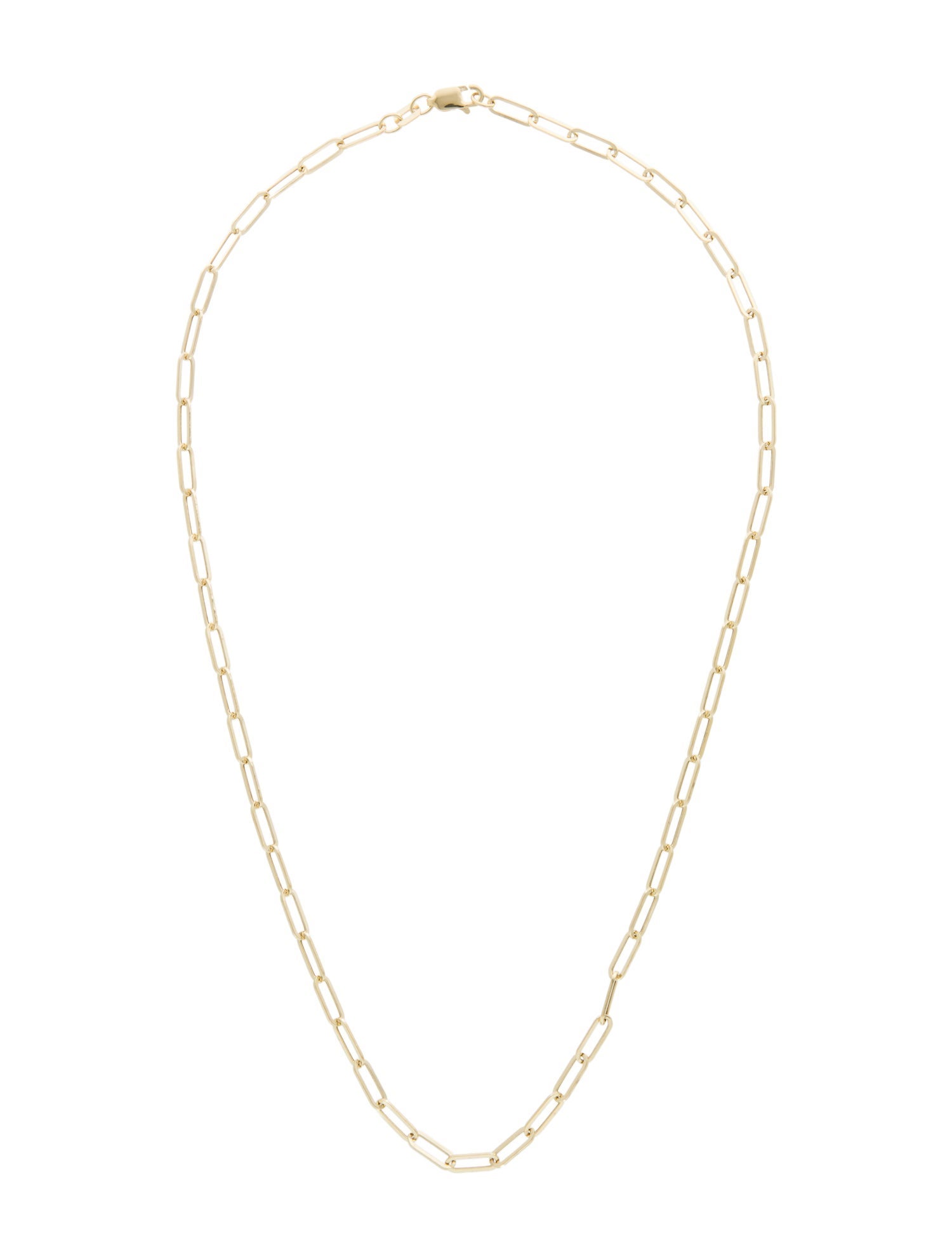 Necklace 14K Paperclip Chain Necklace
