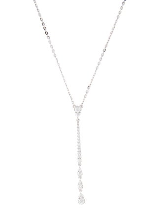 Necklace 14K Diamond Lavalier Necklace