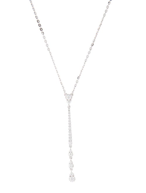 Necklace 14K Diamond Lavalier Necklace