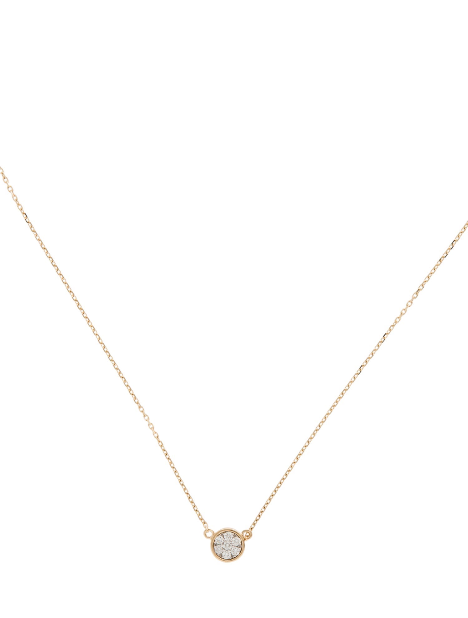 Necklace 14K Diamond Pendant Necklace